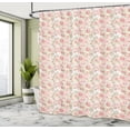 thumbnail image 4 of Ambesonne Love Shower Curtain, Romantic Pastel Spring, 69"Wx70"L, Pale Green Blush Brown, 4 of 4
