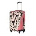 thumbnail image 2 of Uemuo Pink Cheetah Art Printed Washable Luggage Cover - Fashion Suitcase Protector Fits 18-32 Inch Luggage -Large, 2 of 9