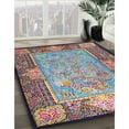 thumbnail image 2 of Ahgly Company Indoor Rectangle Traditional Dark Gray Persian Area Rugs, 5' x 7', 2 of 6