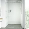 thumbnail image 5 of Vigo Vg6021cl5676 Elan E-Class 76" High X 56" Wide Sliding Frameless Shower Door -, 5 of 7