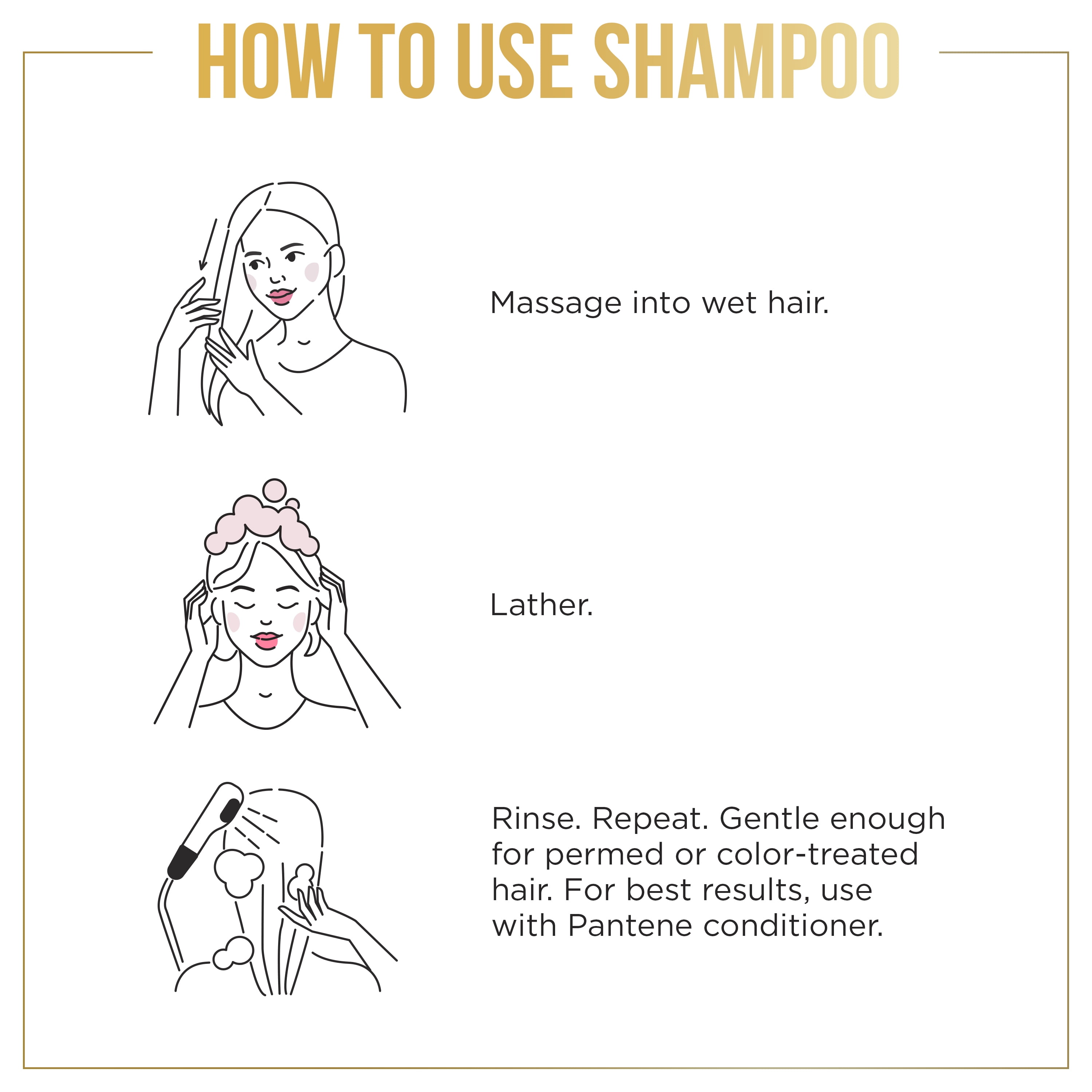 Pantene Shampoo Conditioner Pack, Smooth and Sleek, 10.5-11 oz