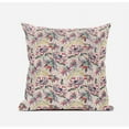 thumbnail image 2 of Roses Sprayed Stars Suede Zippered Pillow with Insert in Red Gold 20 x 20, 2 of 6