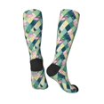 thumbnail image 4 of Fotbe Flamingo print Women's Men's Novelty Crew Socks Cotton Socks Knee High Socks for Walking,Running,Nurses,Pregnancy, 4 of 9