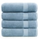 thumbnail image 1 of Toallas de Baño Grandes - Algodón Juego 4, Lujo para Baño, Ducha, Hotel (28"x 54") Azul Cerulean, 1 of 9