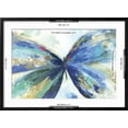 thumbnail image 5 of Art.com Blue butterfly Art Print by Allison Pearce, Black Frame Wall Art, 29" x 21", 5 of 5