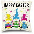 thumbnail image 1 of Happy Easter Pillow Covers Easter 2021 Gifts Ideas Living Room Decoration Welcome Peeps Holiday Throw Cushion Case, 1 of 2