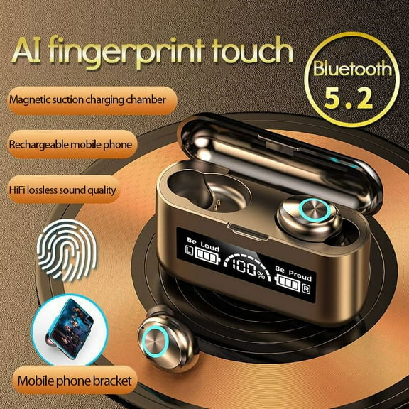 F9 TWS Bluetooth Earphone Wireless Headphone Stereo Sport Min Headset Noise Cancelling Ear Buds With Charging Box For Smartphone