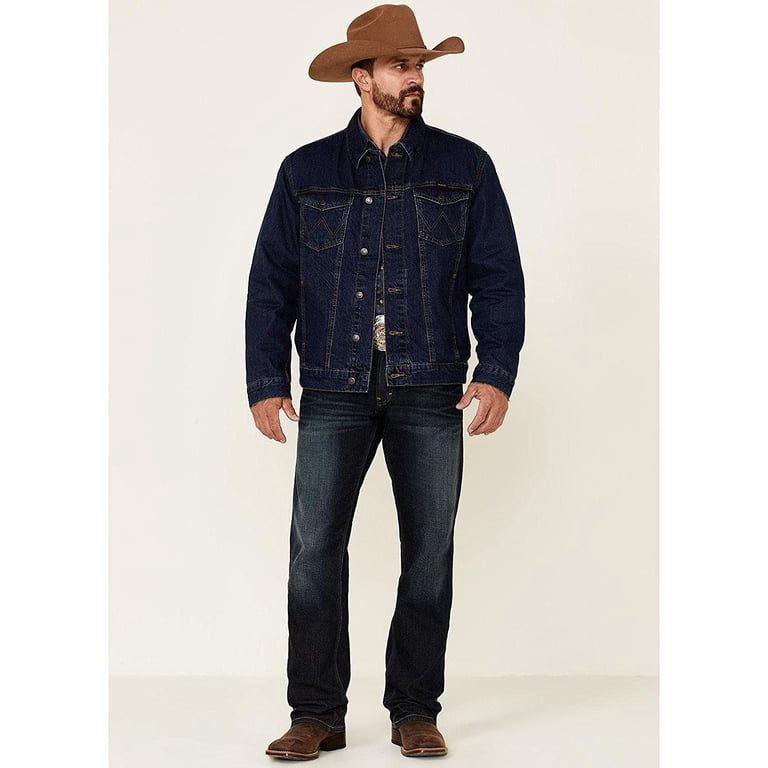 Wrangler Blanket Lined Denim Jacket - Mens Jacket - 74265Eo