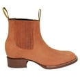 thumbnail image 2 of The Western Shops Men’s Cowboy Genuine Leather Short Ankle Western Rodeo Biker Boot, 2 of 4