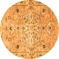 thumbnail image 1 of Ahgly Company Indoor Round Persian Orange Traditional Area Rugs, 8' Round, 1 of 1