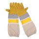 thumbnail image 2 of Guantes de apicultura transpirables y ventilados, de nuevo estilo, con mangas protectoras profesionales antiabejas, equipo de apicultura (dorados, talla XL), 2 of 8