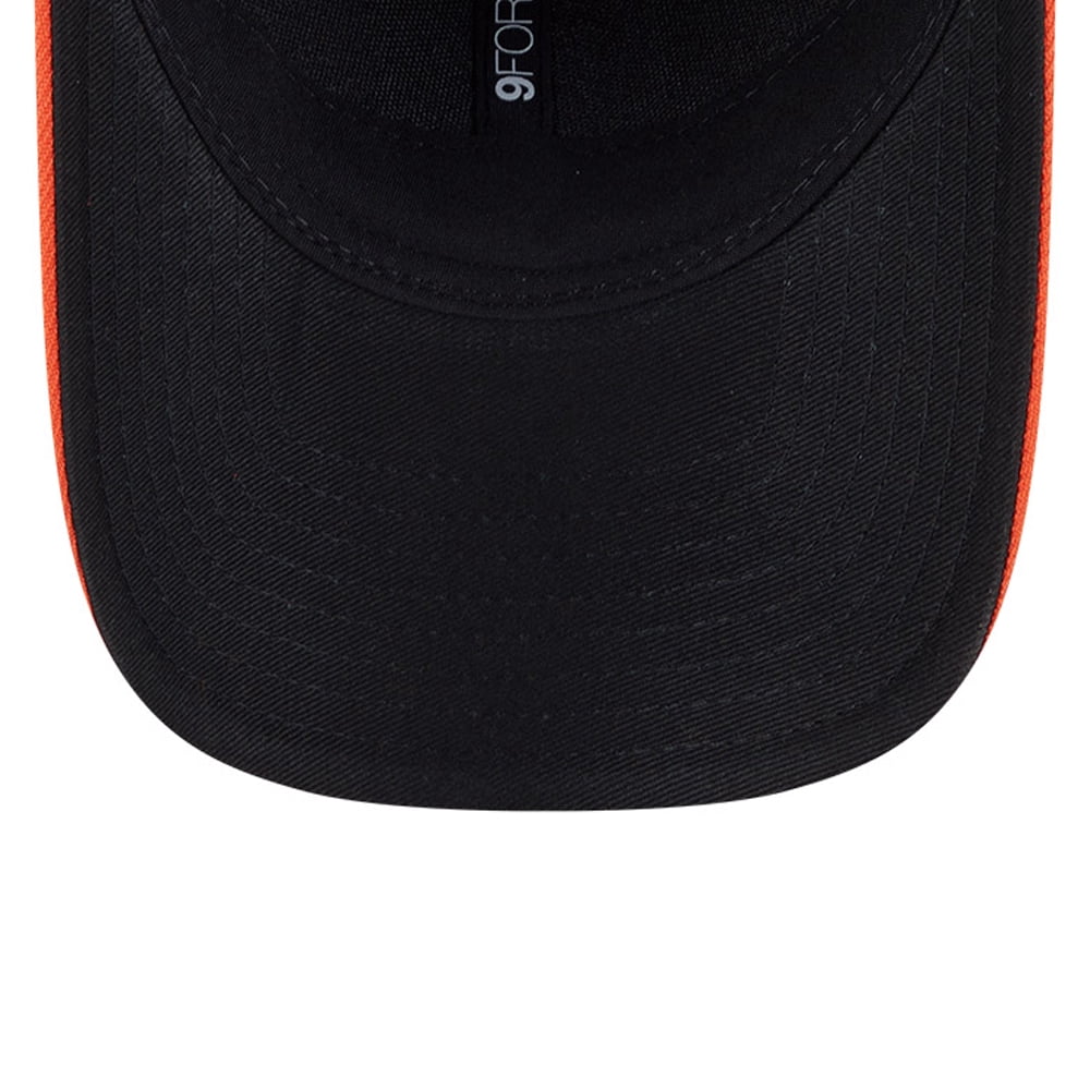 Men's New Era  Black Baltimore Orioles Player Replica 9FORTY Adjustable Hat