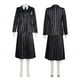 thumbnail image 3 of Disfraz de Cosplay familiar de Wednesday Addams para adultos y niños, uniforme escolar, chaqueta, falda, traje para mujer, ropa de fiesta de Halloween, 3 of 4