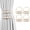 4-pack,gourd shape,White, variant on VEGCOO [6 Pack] Magnetic Curtain Tiebacks Convenient Drape Tie Backs Pearl Decorative Rope Holdback Holder for Small, Thin or Sheer Window Drapries (Gray)