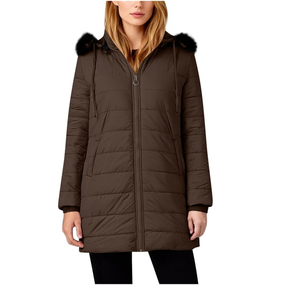 Women's Long Thicken Winter Parka - Hooded Windproof Water-Repellent Snow Jacket, Slim-Fit Warm Outwear for Cold Weather & Gifts