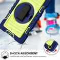 thumbnail image 5 of TECH CIRCLE 2019 Galaxy Tab A 8.0 Case (SM-T290), Sturdy Kickstand Rugged Case with Adjustable Hand/Shoulder Strap, Navy, 5 of 8