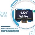 thumbnail image 4 of facefd LCD Screens 3.3V/5V 12C Interface Multicolored Self-luminous Screen OLED Module Trade Show Handy Installation Displaying Device White, 4 of 4