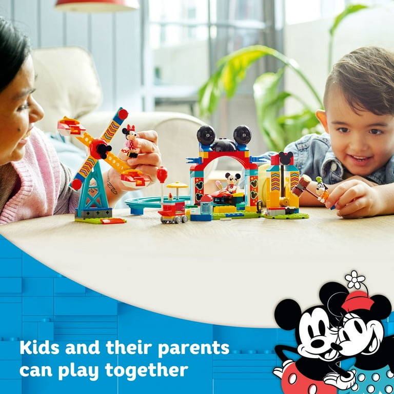 LEGO Disney Mickey Mouse & Goofy's Fairground Fun Play Set 10778