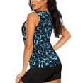 thumbnail image 3 of KLL Lightning Print Womens Tank Top Sleeveless Workout Tops Athletic Running Shirts Yoga Gym Clothes-X-Large, 3 of 7