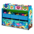 Delta Children's Baby Shark Deluxe Toy Organizer with 9 Storage Bins