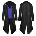 thumbnail image 2 of SXcggal Smoking Rétro Punk Mi-Long pour Hommes Vêtements Décontractés Polyvalents Uniques, 2 of 6