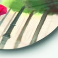 thumbnail image 3 of Designart 'Paris Romance Couples III' French Country Metal Circle Wall Art, 3 of 3