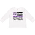 thumbnail image 3 of Inktastic Epilepsy Awareness Purple Ribbons and Flag Boys or Girls Long Sleeve Toddler T-Shirt, 3 of 5