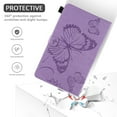 thumbnail image 5 of Galaxy Tab A7 Lite 8.7-inch T220 T225 Case,Dteck Magnetic Leather Card Holder Wallet Butterfly Pattern Kickstand Case for Samsung Tab A7 Lite 8.7" 2021 Lightweight Shockproof Cover,Purple, 5 of 5