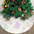 thumbnail image 3 of XMXY Halloween Christmas Tree Skirt, Cartoon Cute Butterfly Holiday Party Indoor Decorations Ornaments, 30 Inch, 3 of 5