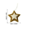 Big Sale! Feinib 1 x Pendant, Christmas Decorations Christmas Tree Five Pointed Star Pendant