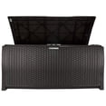 thumbnail image 4 of Suncast Backyard Patio Screen Gate w/ Backyard Patio Wicker Resin Storage Box, 4 of 11