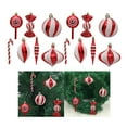 thumbnail image 2 of 14 adornos navideños colgantes, bolas de bastón de caramelo de menta, divertida decoración navideña para árbol de Navidad, festivales, manualidades, suministros para fiestas, recuerdos., 2 of 8