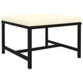 thumbnail image 4 of vidaXL 4 Piece Garden Sofa Set with Cushions Black Poly Rattan, 4 of 5