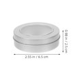 thumbnail image 2 of BESTYASH 4Pcs Small Round Containers with Lids Classic Round Design Storage for Cookie Tin Home Users, 2 of 8