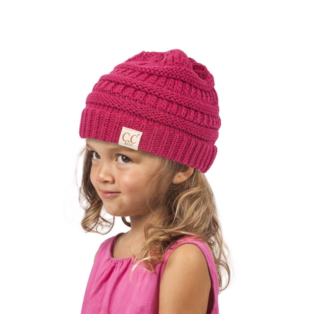 Gravity Threads Kids Soft Beanie, Hot Pink