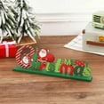 thumbnail image 4 of Ayieyill 6 Christmas Table Decorations Signs, Merry Wooden Christmas Table Decor Holidays Centerpiece, 4 of 8