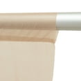 thumbnail image 2 of Efavormart Sheer Wedding Arch Drape 5ft × 10ft Taupe – Backdrop Curtain Panel with Rod Pocket, 2 of 3