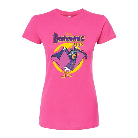 Disney - Darkwing Duck - Original Logo - Juniors Fitted Graphic T-Shirt