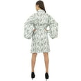 thumbnail image 6 of Bimba Women's Leaf Printed Kimono Robe Full Sleeve Cotton Poplin Cover Up - 14, 6 of 6