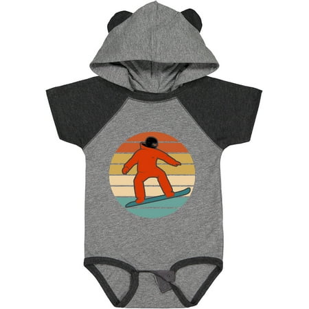 

Inktastic Snowboarding Retro Sunset Snowboarder Boys Baby Bodysuit