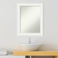 thumbnail image 4 of Amanti Art Craftsman White Wood Framed Non-Beveled Bathroom Vanity Wall Mirror - 23 x 29 in, 4 of 9