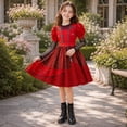 thumbnail image 6 of Halloween Red Princess Cosplay Costume - Heart Print Jumpsuit Outfit for Fans Dress Up Size: 100, 6 of 10