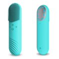 thumbnail image 2 of Facial Cleansing Brush, Waterproof Face Massager, Electric Silicone Facial Scrubber, Portable Face Cleansing Brush, Face Wash Brush with 5 Massage Speeds, Mini Face Brush Blue, Gifts for Women/Men, 2 of 8
