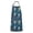 Dark Blue Mermaid, variant on Dark Blue Mermaid Pattern Apron-Garden Aprons for Women with Pockets-Cotton Linen Waterproof Kitchen Cooking Gardening Aprons Adjustable for Kitchen,Cooking,BBQ and Salon 33x27 Inch