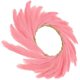 thumbnail image 5 of Garland Decor Faux Pampas Wreaths Artificial Flower Wreaths Homeowners Business Owners 56x56cm Pink 1Pcs, 5 of 5