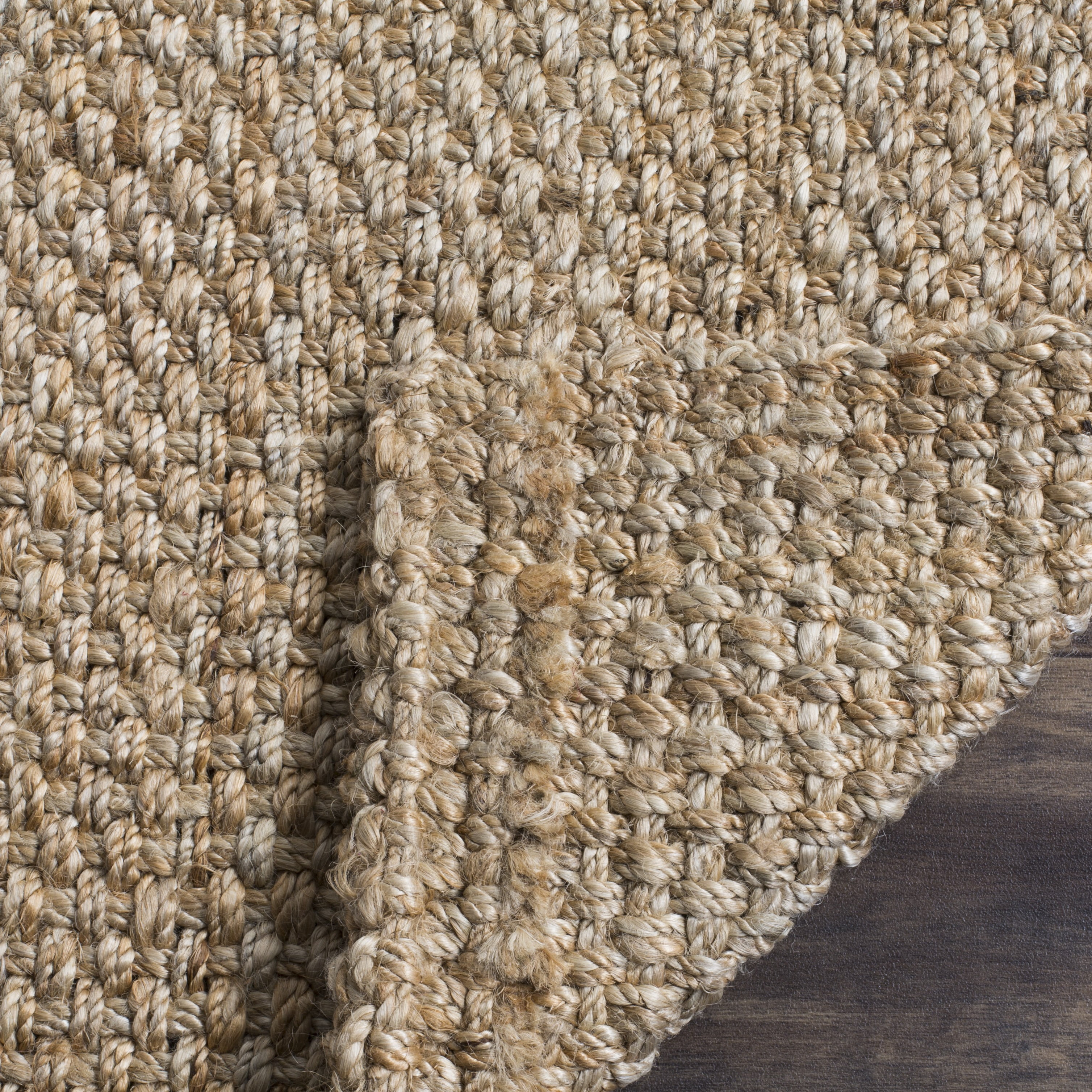 SAFAVIEH Natural Fiber Malcolm Braided Jute Runner Rug, Natural, 2'3" x 20'