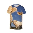 thumbnail image 3 of Honeii Cows Cattles Print Kids Boy T-Shirt,Breathable Round Neck Tee,Stylish Summer Tee for Boys, for Outdoor Activities and Casual Wear, 3 of 7