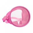 thumbnail image 1 of Retro Oval Classic Lens Snorkel Silicone Dive Mask, 1 of 8