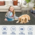 thumbnail image 7 of Haperlare Braided Print Runner Rugs for Hallway Washable Non Slip Entryway Laundry Runner Rug,Indoor Floor Rugs,2'x6' Solid Dark Grey, 7 of 7