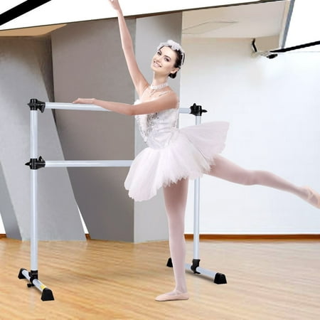 4' Height Adjustable Portable Double Freestanding Ballet